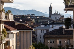 Bergamo, Blick aus dem Hotelzimmer